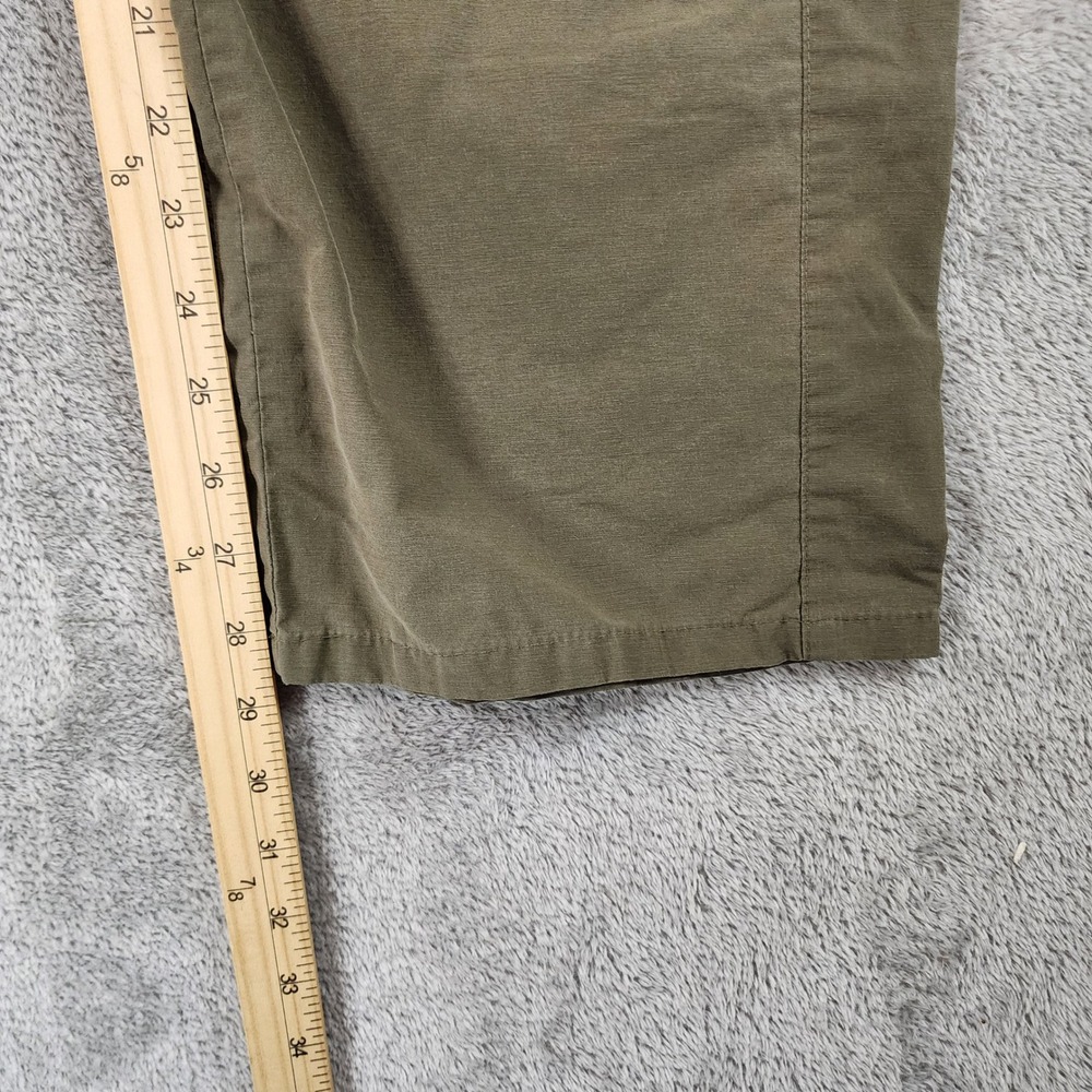 Prana Pants Womens Large Olive Green Cargo Utility Outdoor Hiking Casual - Picture 5 of 12